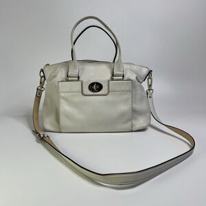 Kate Spade Hampton Road Janie Bag Shoulder Satchel Handbag Purse White